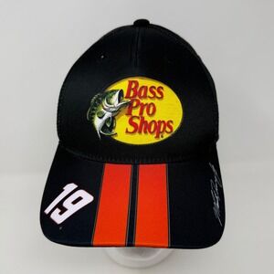 Martin Truex Jr Bass Pro Shops 19 NASCAR Joe Gibbs Racing Hat Black Adjustable